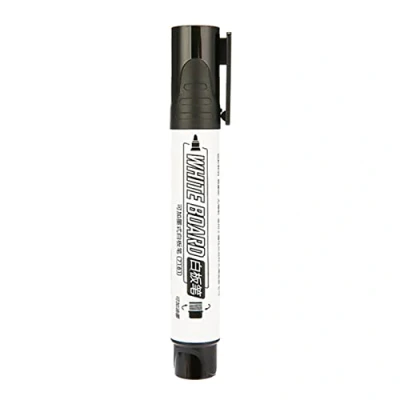 Image of Whiteboard Pens Markers Pens, Fine Tip White Board Colour Erasable, Dry Wipe Black