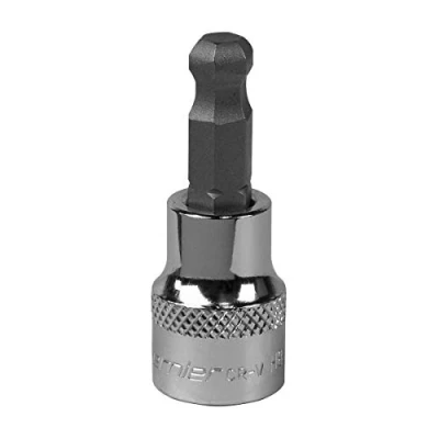 Image of Sealey Premier Ball End Hex Socket Bit 8mm 3/8&quot;Sq Drive