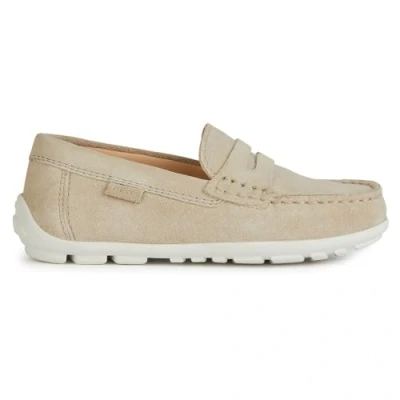 Image of Geox J New Fast Boy A Moccasin, lt Beige, 8.5 UK Child