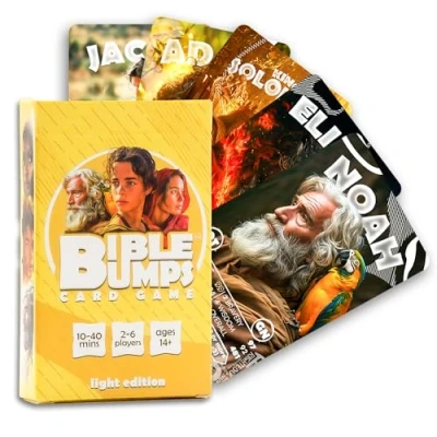 Image of Bible bumps Light Edition Christian Card game for Family &amp; Friends, Faith Building Fun, Easy to Play All Ages, Perfect Study, Youth Groups Fellowship