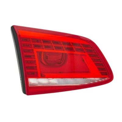 Image of 3AF945307C, 3AF945307E Rear light HELLA 2SB 010 747 051 Left Inner Section LED 12V red, white with bulb holder VOLKSWAGEN: Passat B7 Variant