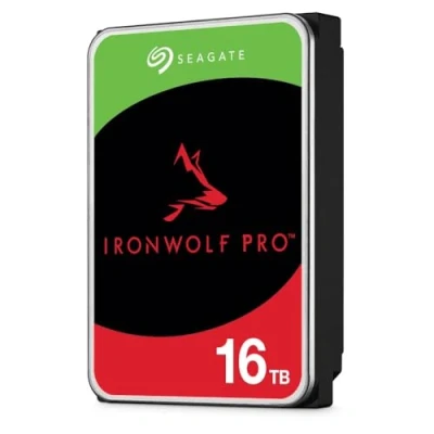 Image of Seagate IronWolf Pro, 16 TB, NAS Internal Hard Drive, CMR 3.5 Inch, SATA 6 Gb/s 7,200 RPM, 256 MB Cache, for RAID Network Attached Storage, 3 years Rescue Services, FFP (‎ST16000NE000)