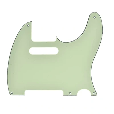 Image of KAISH American Vintage 5 Hole Tele Pickguard TL Guitar Pick Guard Scratch Plate for Tele/Telecaster Mint Green 3 Ply