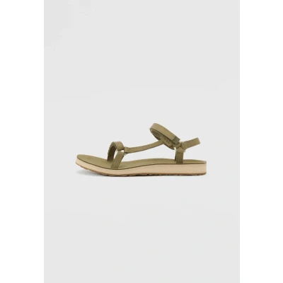 Image of Teva Women&#039;s Original Universal Slim Lea Sandal, Burnt Olive, 4 UK