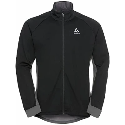 Image of odlo Men Cross country skiing jacket BRENSHOLMEN, black new graphite grey, S