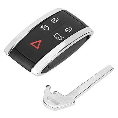 Image of Aramox Car Key Fob,5 Button Remote Fob Shell Case Replacement Fits for XF XK XKR X Type S 2007 2012