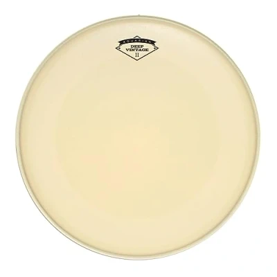 Image of Aquarian DVK 22 Deep Vintage Series inch Two Ply Bass Drumhead Cream W/Felt Strip