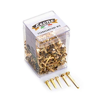 Image of 150g (approx 382pcs) Brass Sample Holder Assorted Lion of The Era No.3 4 5 7 8 Clear Glass