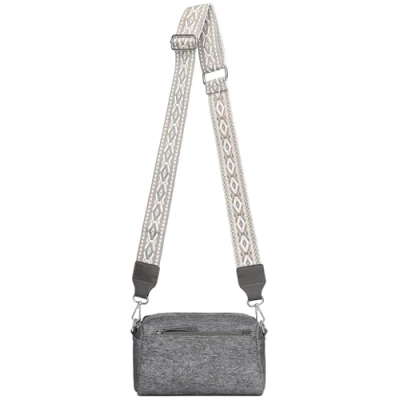 Image of Miss Lulu Cross Body Bag for Women, Shoulder with Detachable and Adjustable Vintage Strap