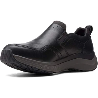 Image of Clarks Wave 2.0 Edge Black Leather, 42 EU, 8 UK