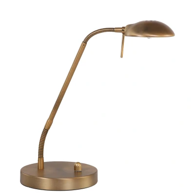 Image of Biron Desk Task Lamp Bronze Brushed, Glass Matt