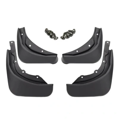 Image of Mud Guards For VOLVO V90 S90 2016 2017 2018 2019 2020 2021 2022 2023 Car Mudflaps Flaps Splash Guard Mudguards Front Rear Flap