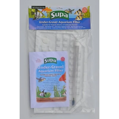 Image of Supa 17 inch by 11 Bow Front Under Gravel Aquarium Filter, Suitable For Tropical, Marine Or Cold Water Aquariums.