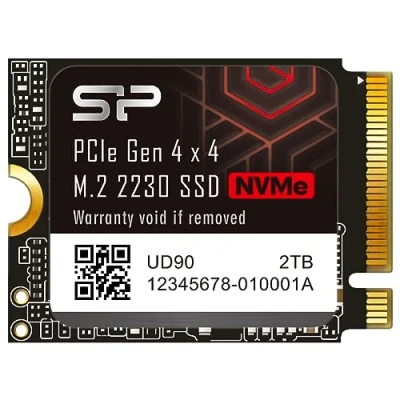 Image of Silicon Power 2TB UD90 2230 NVMe 4.0 Gen4 PCIe M.2 SSD R/W up to 5,000/3,200MB/s Solid State Drive Compatible with Steam Deck (SU02KGBP44UD9007MM)