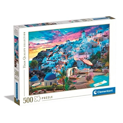 Image of Clementoni 35149 collection Greece View Jigsaw Puzzle 500 Pieces, For Adults Made In Italy