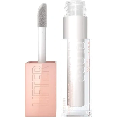 Image of Maybelline New York Lifter Gloss, Plumping &amp; Hydrating Lip Gloss with Hyaluronic Acid, 5.4 ml, Shade: 008, Stone