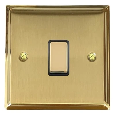 Image of G&amp;H Brassware Deco Mixed Brass 1 Gang / Single Switch DMB301