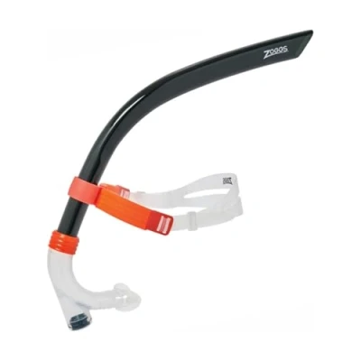 Image of Zoggs Centre Line Snorkel Tube, Adults Unisex, Orange (Orange), One Size