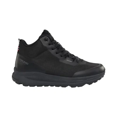 Image of Viking Men&#039;s Stride Mid Wp M Walking Shoe, Black, 12 UK