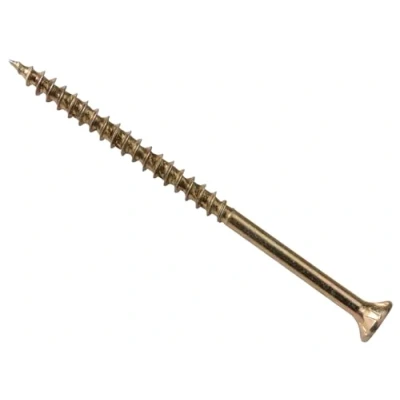 Image of ForgeFast Elite Low Torque Woodscrews 5.0 x 50mm Zinc Yellow Passivated Box 200