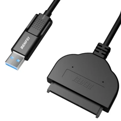 Image of BENFEI SATA to USB Cable, 2in1 C/USB 3.0 III Hard Driver Adapter Compatible for 2.5 inch HDD and SSD