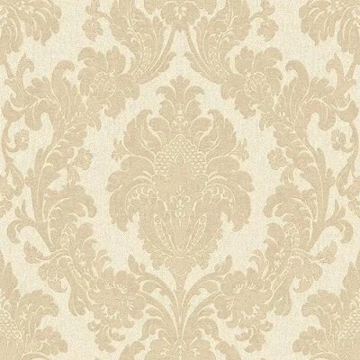 Image of Belgravia Decor Ciara Damask Cream Wallpaper GB4408 Italian Heavyweight