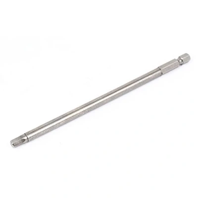 Image of Sourcingmap 150mm Long 1/4&quot; Hex Shank 5mm Hexagonal Tip Magnetic Hexagon Screwdriver Bit