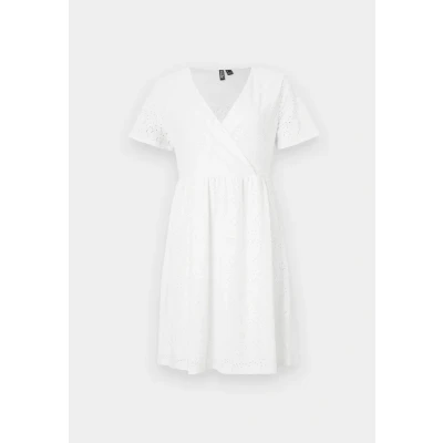 Image of Pieces Pcabby Dress Jersey dress, Women&#039;s, Size: XS, Cloud dancer