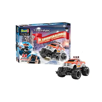 Image of Revell Advent Calendar RC Truck I for Crafts Boys, Girls &amp; Adults from 10 Years Gift Christmas 24 Days