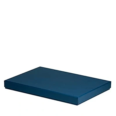 Image of Rössler Boxline 13521453900 Cardboard Box Rectangular Suitable for DIN A4, Navy, Pack of 1