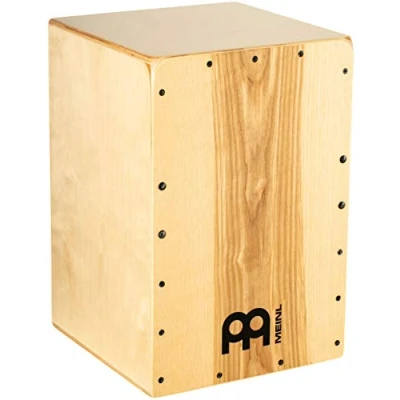 Image of Meinl Percussion Snarecraft Cajon Instrument Compact Drum Box with 2 Snare Wires Playing Surface Ash (SC80HA)