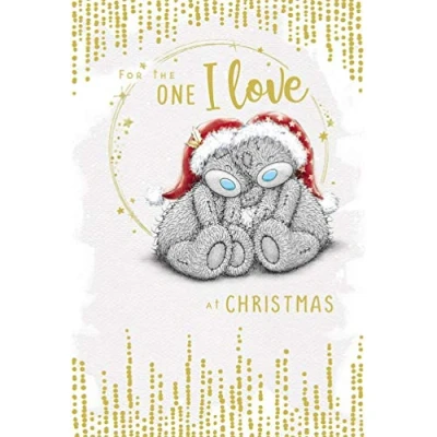 Image of Me To You Bear One I Love Christmas Card