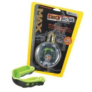 Image of Shock Doctor Youth Gel Max Mouth Guard Blue/Black