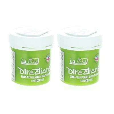 Image of La Riche Directions Semi Permanent Hair Colour Dye x2 Pack Fluorescent Lime