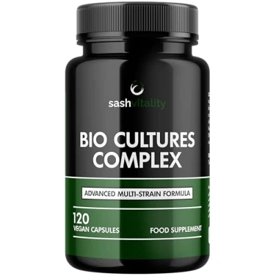 Image of Bio Cultures Complex Probiotics &amp; Prebiotics 435 Billion CFU 4 Months Supply for Women Men Lactobacillus Acidophilus, Bifidobacterium, Rhamnosus Reuteri Advanced Multi Strain