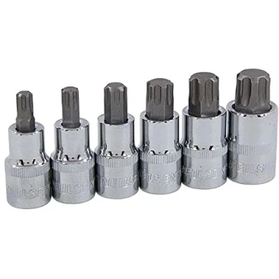 Image of Star Plus Security Bit Sockets 1/2&quot; Drive 6pc