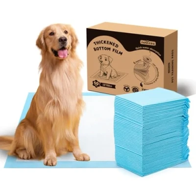 Image of Nobleza Extra Large Puppy Pads 50 Pack 90x80cm, Leak Proof Pet Dog Training Pads, 5 Layers Super Absorbent Pee Pad XL Toilet Wee Pad, Disposable Incontinence Dogs Potty Mats