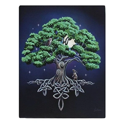 Image of Canvas &quot;Tree of Life&quot; by Lisa Parker H25cm X W19cm D1.5cm pack 1
