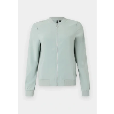 Image of Vero Moda COCO Bomber Jacket, Women&#039;s, Size: XS, Gray mist