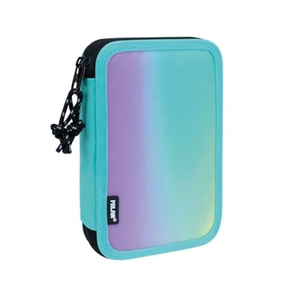 Image of Milan® 2 Tier Pencil Case with Sunset Contents, Green
