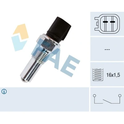 Image of 1435339, 1537902, 6S6T15520AA, 9M5T15520AA Switch, reverse light FAE 40591 FORD: Focus 2, FIESTA 6, 5