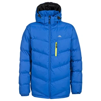 Image of Trespass Men&#039;s Men s Blustery Padded Jacket Electric Blue Small, Blue, UK