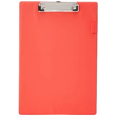 Image of Rapesco VSTCB0R3 Standard Clipboard, A4/Foolscap, Red