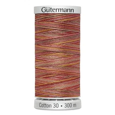 Image of Gutermann No 30 Sulky Cotton Embroidery Thread 300m 4006 Orange, Yellow Each