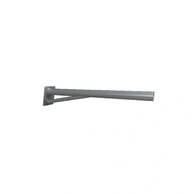 Image of Gator 76mm Diameter Wall Arm Bracket Grey Ovia