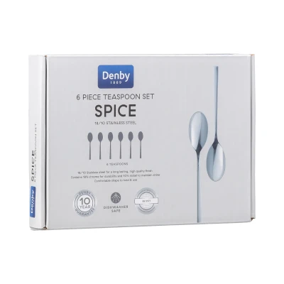 Image of Denby Spice 6 Piece Tea Spoon Set