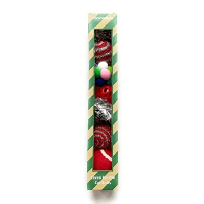 Image of Cupid &amp; Comet Seven Festive Cat Balls