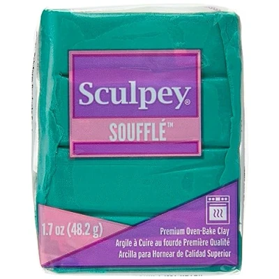 Image of Polyform Sculpey SU 6323 48 g Individual Soufflé Clay Bar, Jade