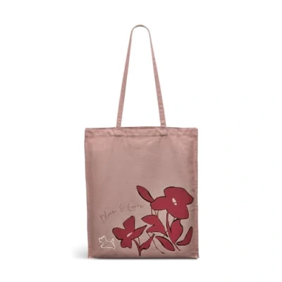 Image of RADLEY London Bloom &amp; Grow Medium Open Top Canvas Tote Bag, Prairie Pink, M