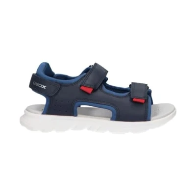 Image of Geox Boys J Airadyum Bo Sandal, Navy Dk Blue, 7 UK Child